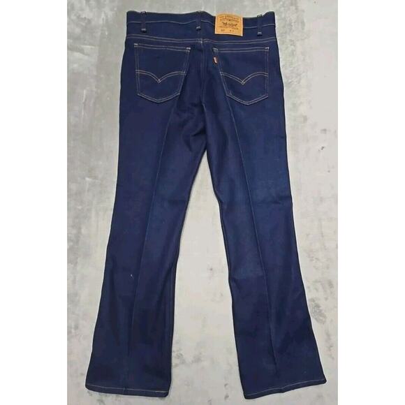 Levi's 517 Orange Tab Bootcut Jeans 36x31 Made In USA '93 Dark Wash Vintage EUC - Picture 2 of 10